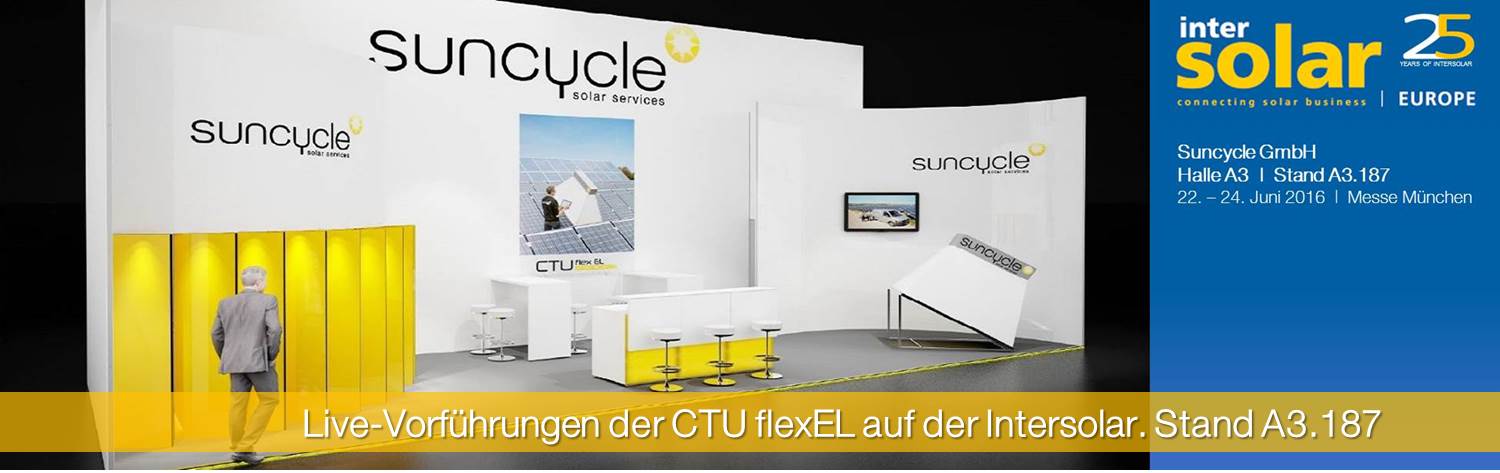 Intersolar Europe - 22.-24. Juni 2016 - Stand A3.187